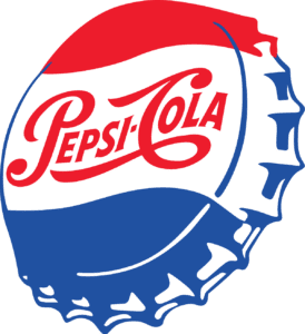 Pepsi's Firma logo i 1950